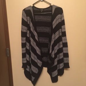 Navy blue striped Cardigan!
